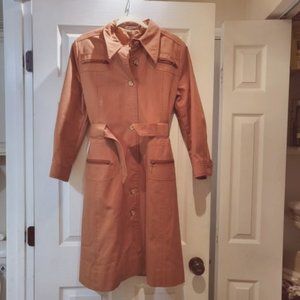 Fleet Street vintage pumpkin drench coat